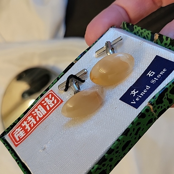 Vintage Japanese cuff links - Picture 1 of 4